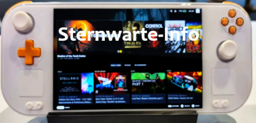 Bild zeigt Gamepad mit Manjaro Linux auf ILA Berlin 2024